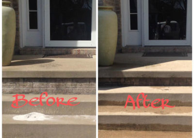 Howell SlabJacking Stairs #1 Before and After Image