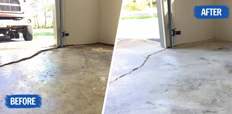 Garage Floor SlabJacking Company Indiana