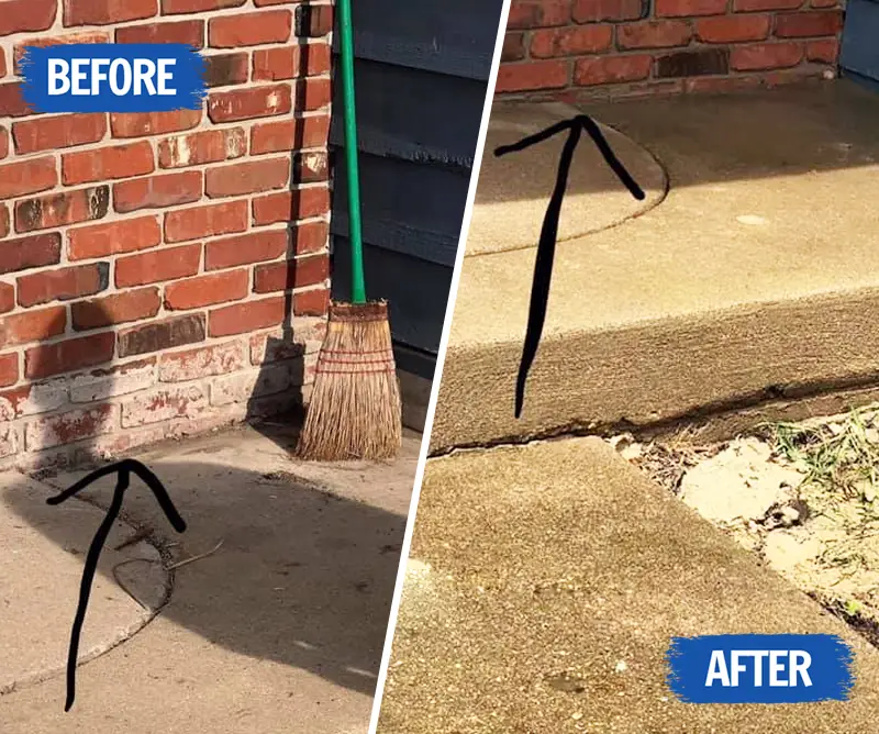 Patio SlabJacking Central Illinois
