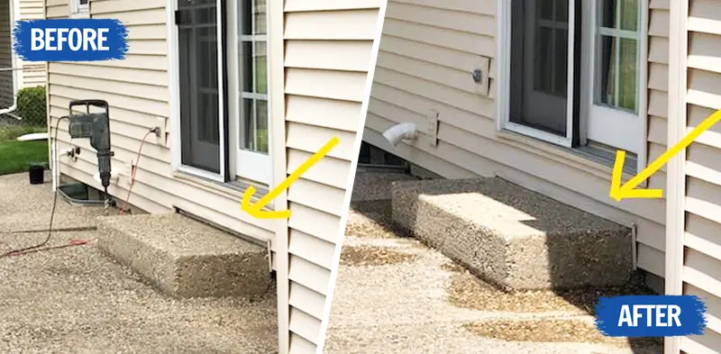 Patios SlabJacking Company Indiana