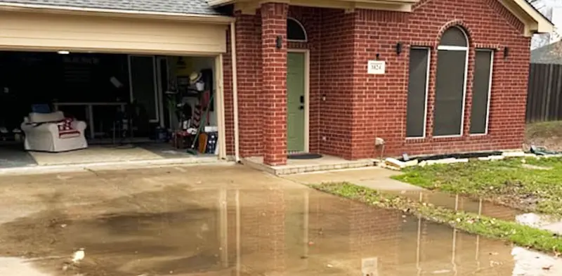Water Pooling Problems Repair Company Central Illinois